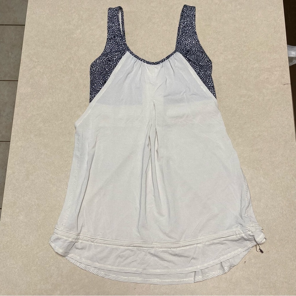 🍋 Lululemon Run Times Tank Top Heathered Ghost Size 4